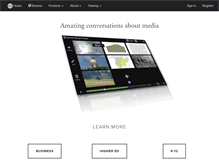 Tablet Screenshot of camilla.ed.voicethread.com