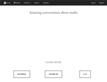 Tablet Screenshot of ed.voicethread.com